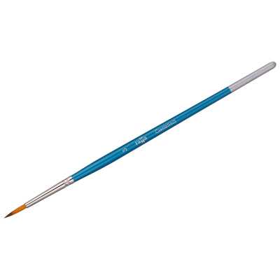 Кисть синтетика №3 круглая Гамма короткая ручка