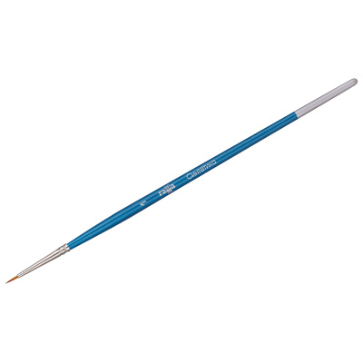 Кисть синтетика №1 круглая Гамма короткая ручка