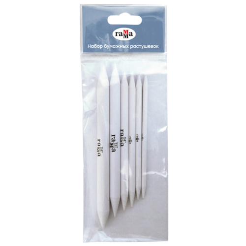 Набор растушевок Гамма "Студия" 6 шт, пакет, европодвес