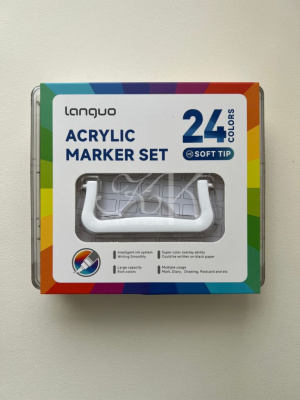 Набор маркеров акриловые Languo, 24 цвета
