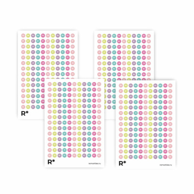 Набор стикеров Remarklee "Нежные дни недели"