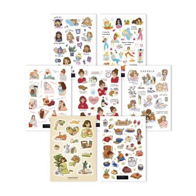 Набор стикеров Remarklee "Девушки"