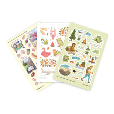 Набор стикеров Remarklee "Летний отдых"