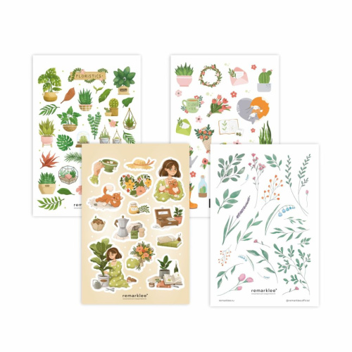 Набор наклеек Remarklee "Весенний"