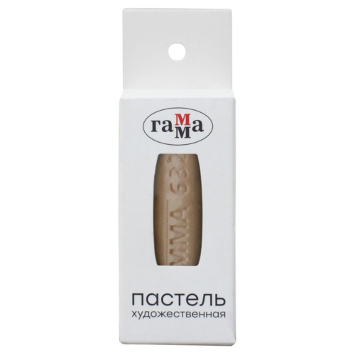 Пастель сухая Гамма № 632, мускатный орех, штучная, картон.упак.