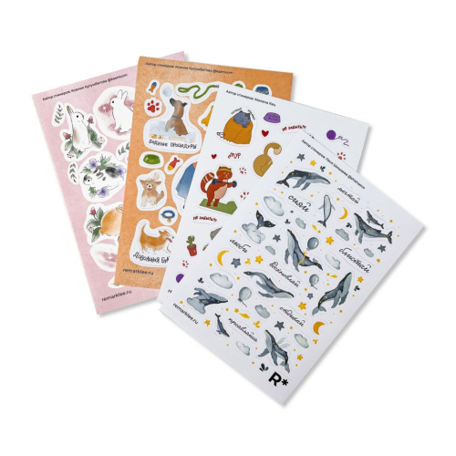 Набор стикеров Remarklee "Зверюшки"