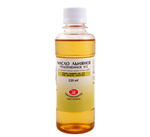 Масло льняное уплотненное №2 Невская палитра 220 мл