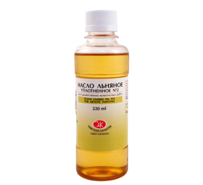 Масло льняное уплотненное №2 Невская палитра 220 мл