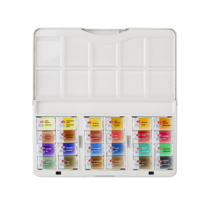 Набор акварели "Санкт-Петербург" 24 цв с палитрой