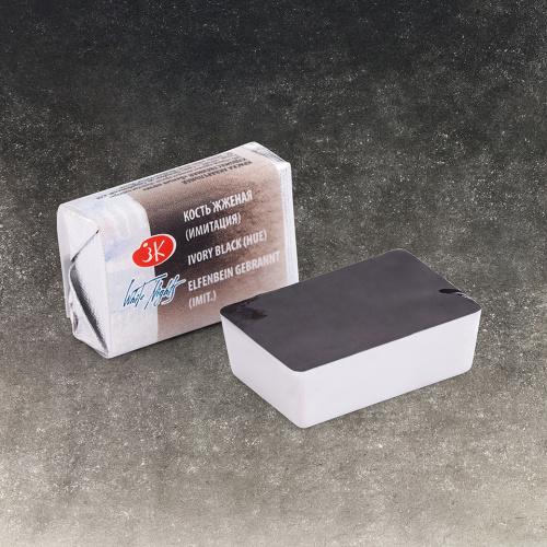 Акварель "Белые Ночи" в кювете Кость жженая (имитация)