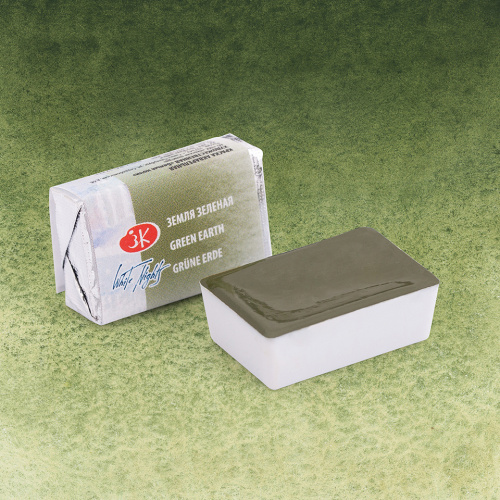 Акварель "Белые Ночи" в кювете Земля зеленая