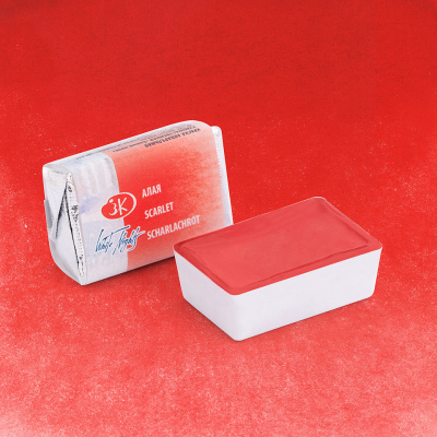 Акварель "Белые Ночи" в кювете Алый