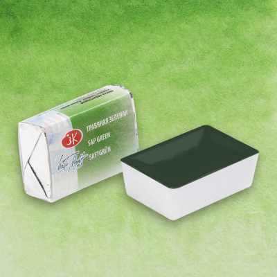 Акварель "Белые Ночи" в кювете Травяная зелёная