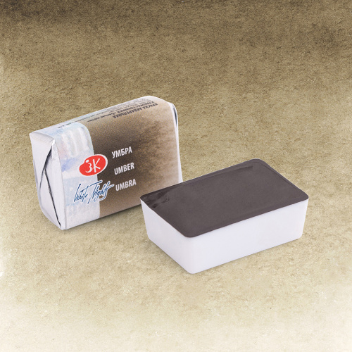 Акварель "Белые Ночи" в кювете Умбра