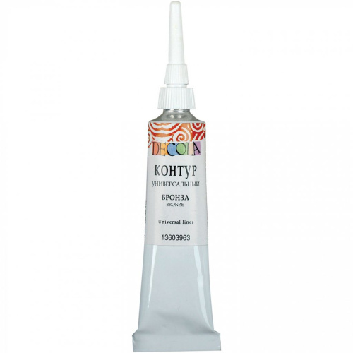 Контур универсальный "Decola" 18 мл металлик