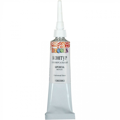 Контур универсальный "Decola" 18 мл металлик