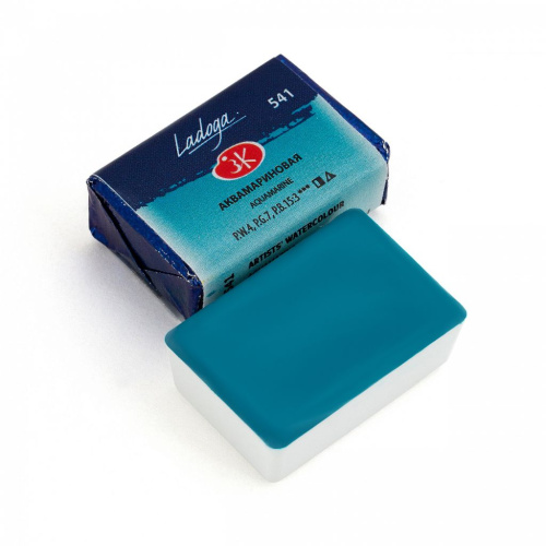 Акварель "Ладога" кювета 2,5 мл Аквамариновая