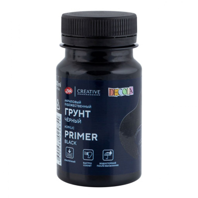 Грунт акриловый Декола 100 мл, черный