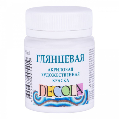 Акрил "Decola" 50 мл глянцевый Белый