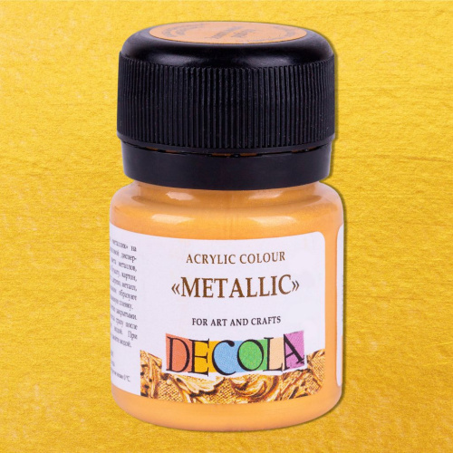 Акрил "Decola" 20 мл металлик Золото инков