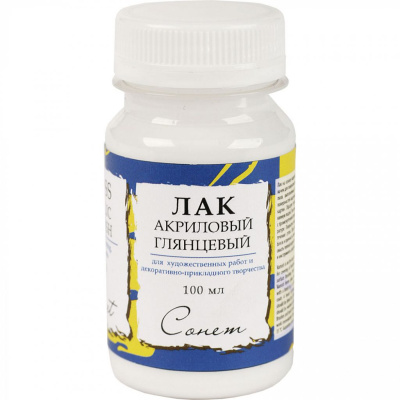 Лак акриловый "Сонет" 100 мл глянцевый