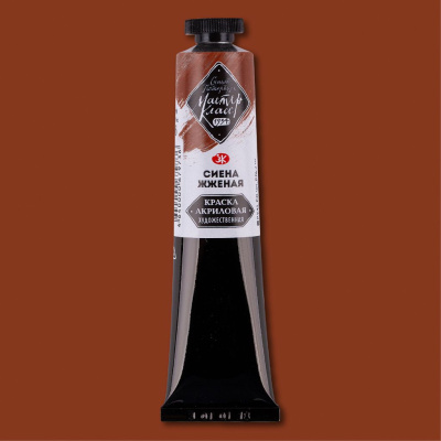 Акрил "Мастер-Класс" 46 мл Сиена жженая