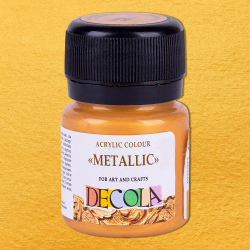 Акрил "Decola" 20 мл металлик Золото майя