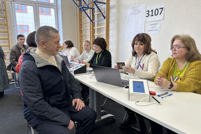 Юрий Трутнев проголосовал на выборах президента Российской Федерации / ЯСИА   