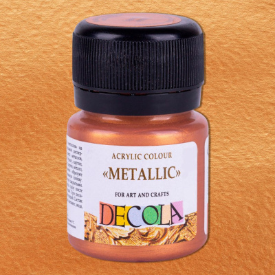 Акрил "Decola" 20 мл металлик Бронза