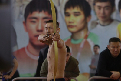 Верхоянец Пётр Прудецкий стал новым чемпионом Якутии по национальному многоборью / Дьулустаан Сергеев   