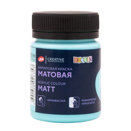 Акрил "Decola" 50 мл матовый Ментоловая