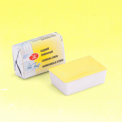 Акварель "Белые Ночи" в кювете Кадмий лимонный