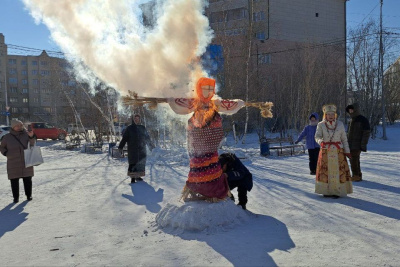 В Доме дружбы народов в Якутске ярко отметили Масленицу / Анна Лебединская Якутск Якутск Республика Саха (Якутия)