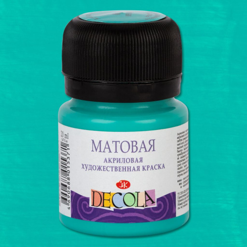 Акрил "Decola" 20 мл матовый Мятная