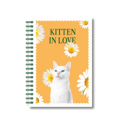 Блокнот "Kitten in love" А6