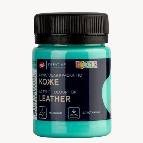 Акрил для кожи "Декола" банка 50 мл Мятная