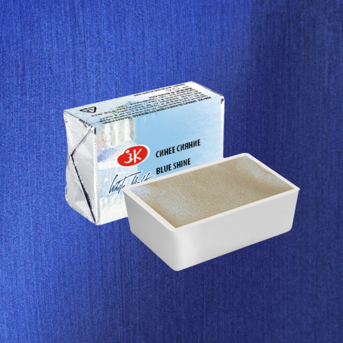 Акварель "Белые Ночи" в кювете Синее сияние