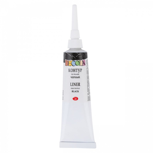 Контур по ткани "Decola" 18 мл Черный