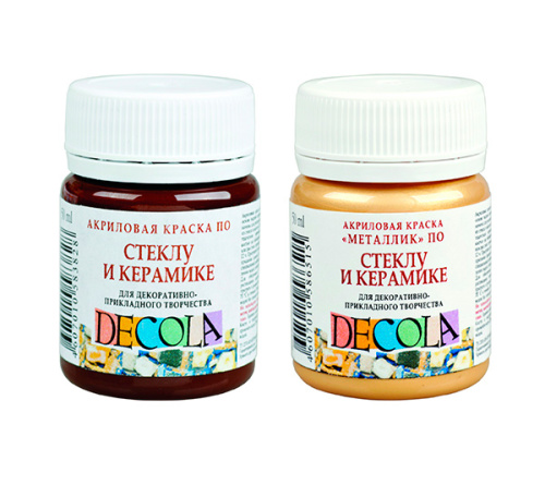 Акрил по стеклу и керамике "Decola" 50 мл Изумрудный