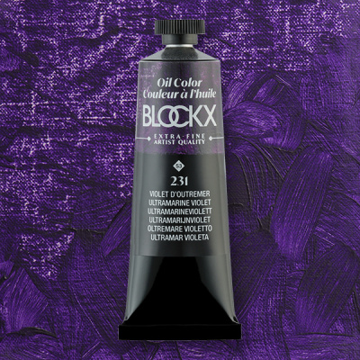 Масло Blockx 35 мл, Ультрамарин фиолетовый/Ultramarine Violet