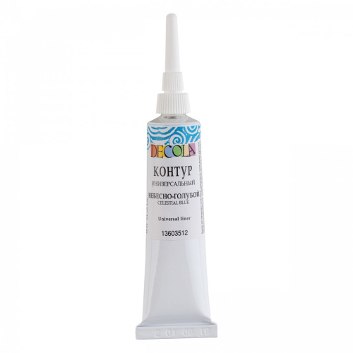 Контур универсальный "Decola" 18 мл Небесно-голубой