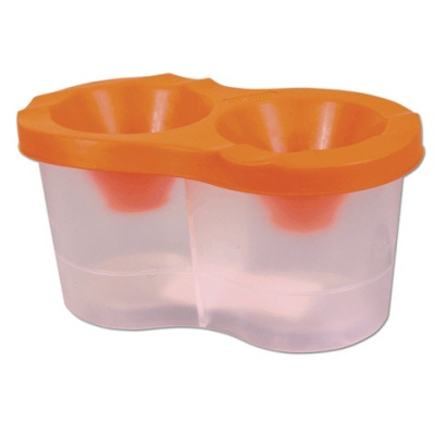 Стакан-непроливайка для кистей "Цветик" 2 отделения