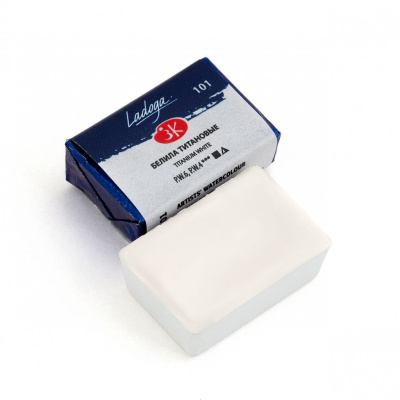 Акварель "Ладога" кювета 2,5 мл Белила титановые