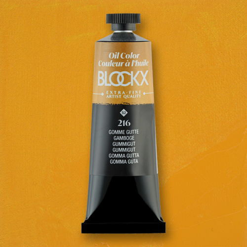 Масло Blockx 35 мл, Камбоджийский желтый/Gamboge