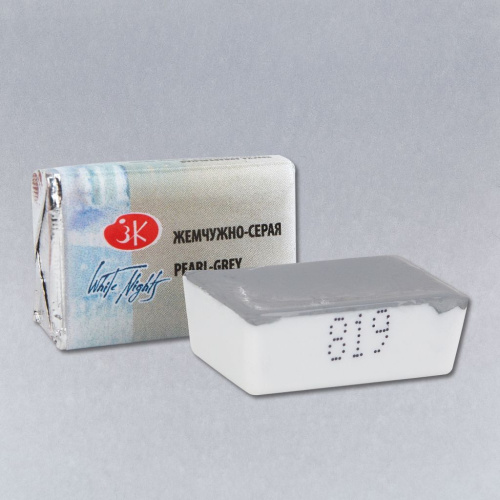 Акварель "Белые Ночи" в кювете Жемчужно-серая