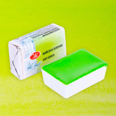 Акварель "Белые Ночи" в кювете Майская зеленая