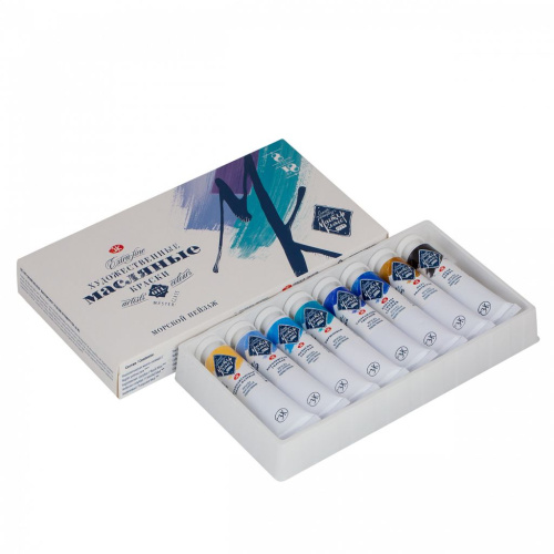 Набор масла "Мастер-Класс" 8 цв*18 мл "Морской пейзаж"