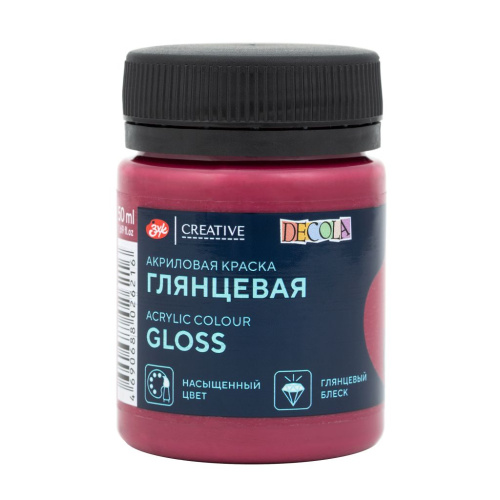 Акрил "Decola" 50 мл глянцевый Марсала