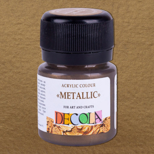 Акрил "Decola" 20 мл металлик Античное золото