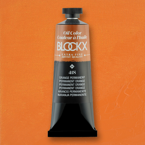 Масло Blockx 35 мл, Оранжевый прочный/Permanent Orange